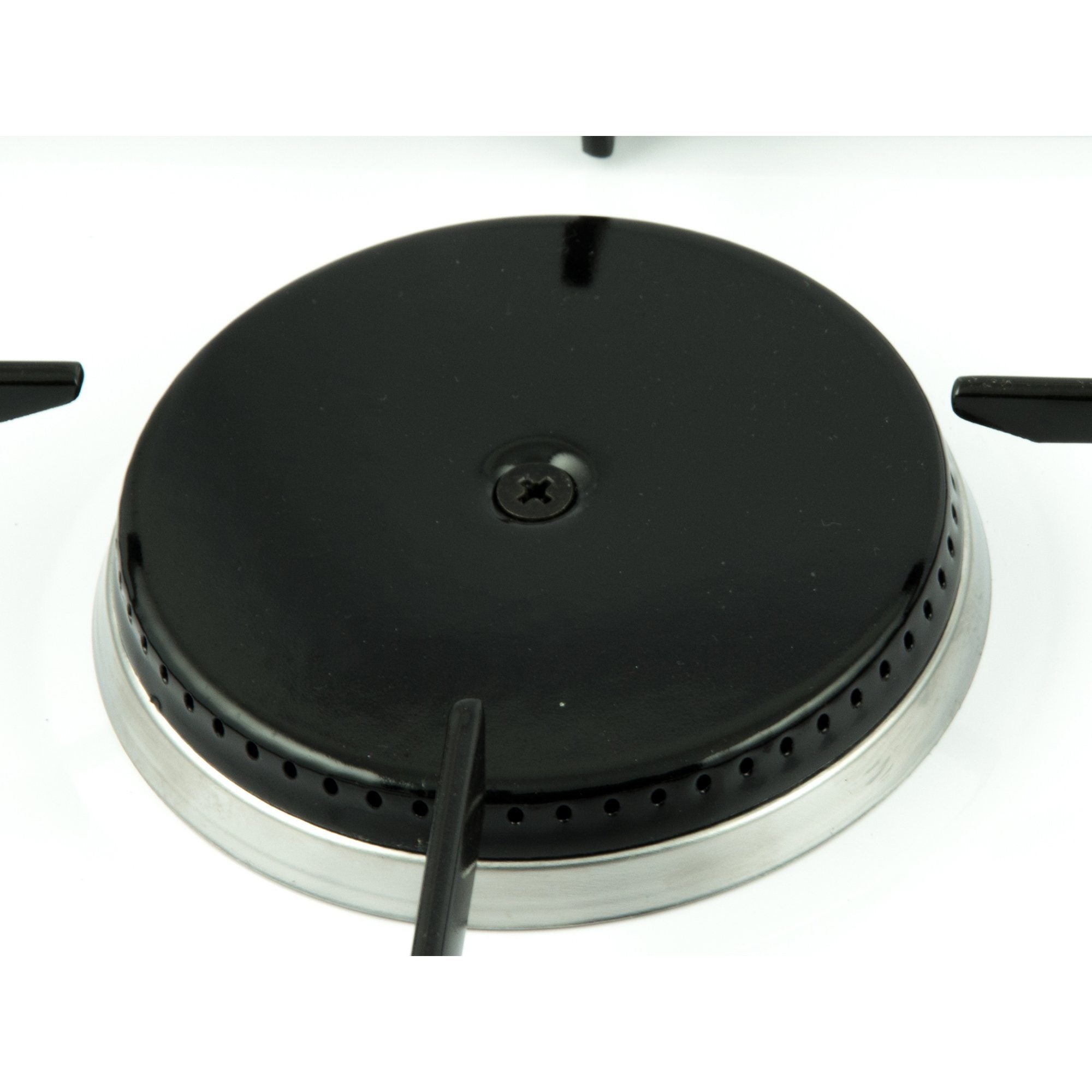 NJ-02 Camping 2 Burners Gas Hob LPG with Lid and Removable Pan Grid