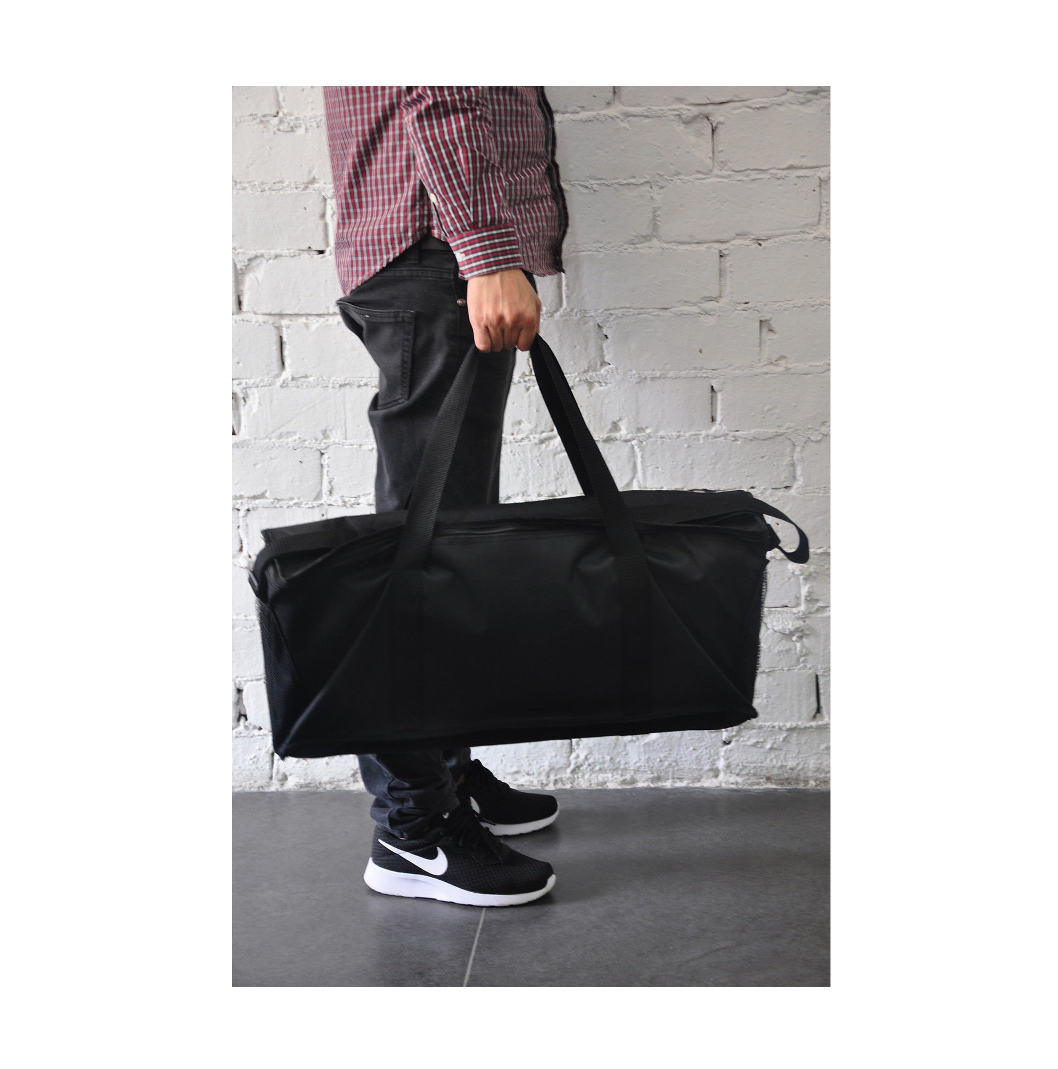 Carry Bag Storage Black for Portable Double Camping Gas Stove