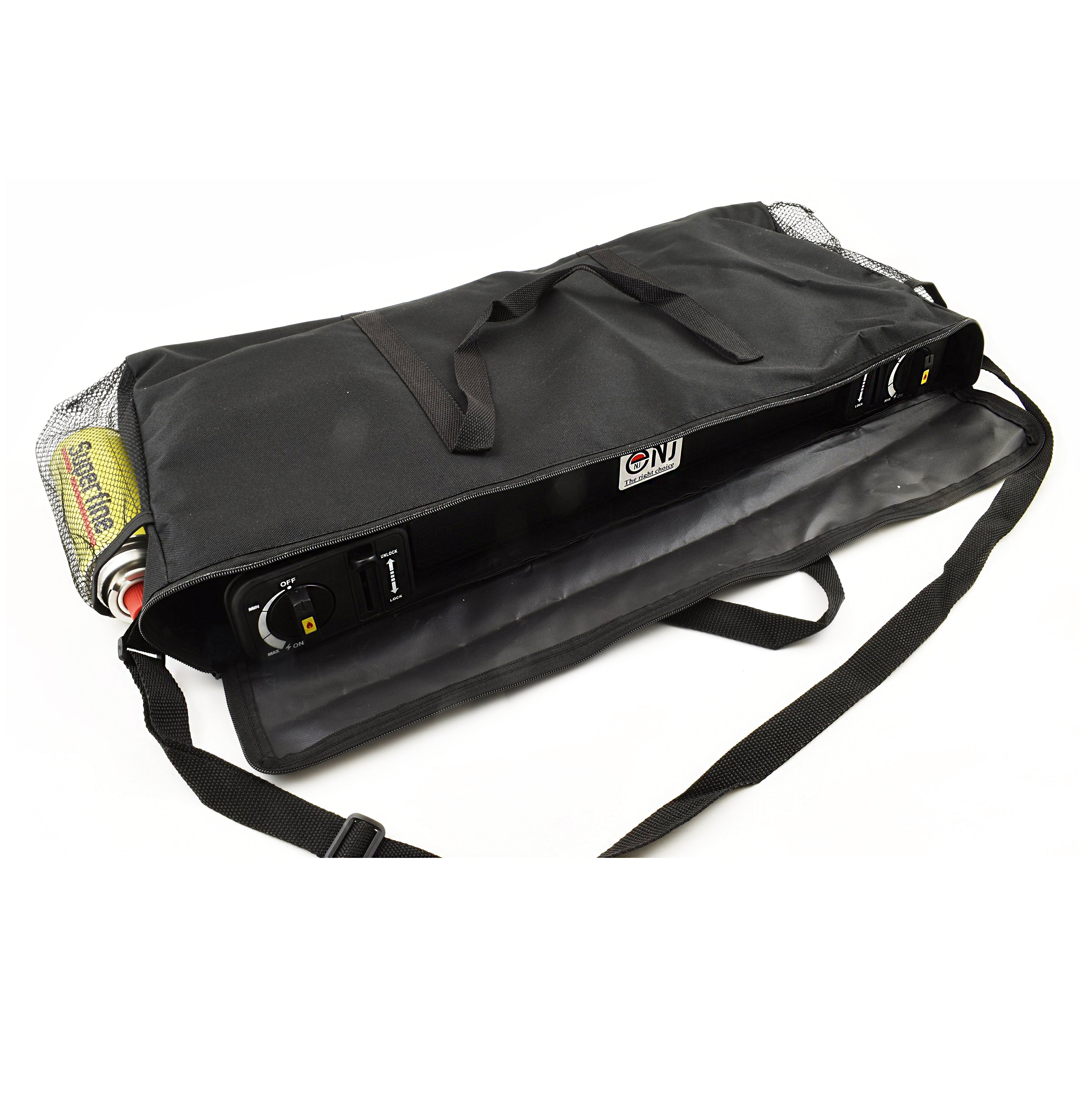 Carry Bag Storage Black for Portable Double Camping Gas Stove