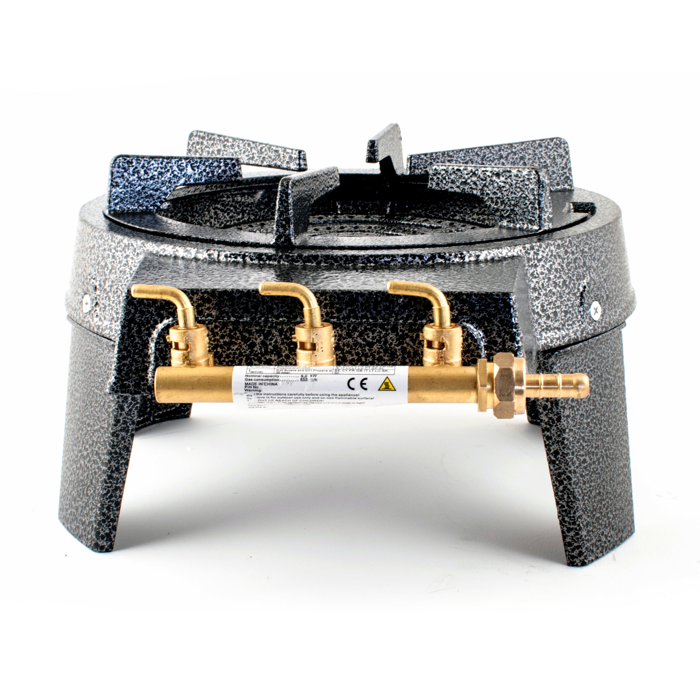 The three burners can be operated independently