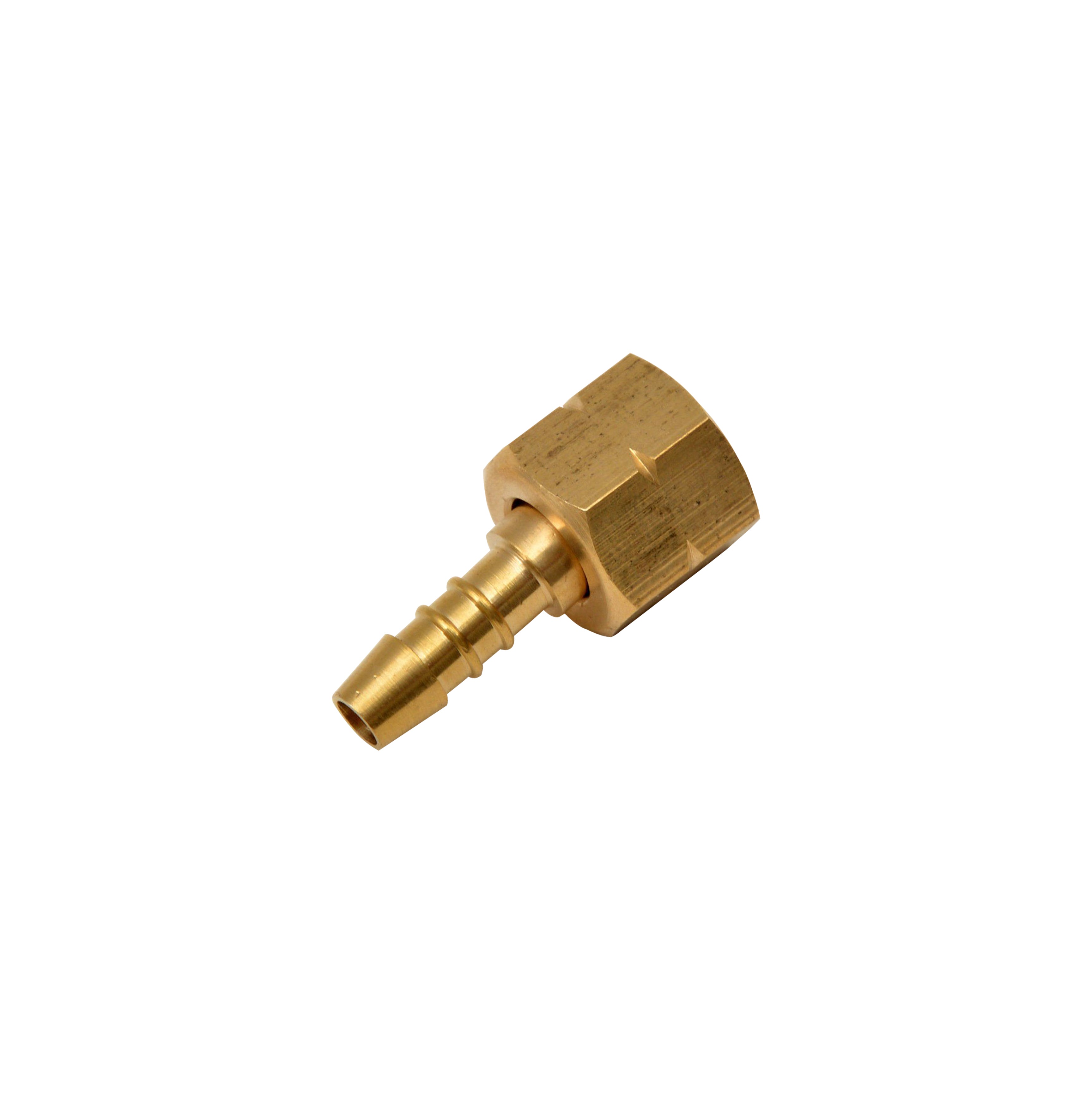 Left Hand Thread 1/4" Hose LPG Gas Connector Fitting