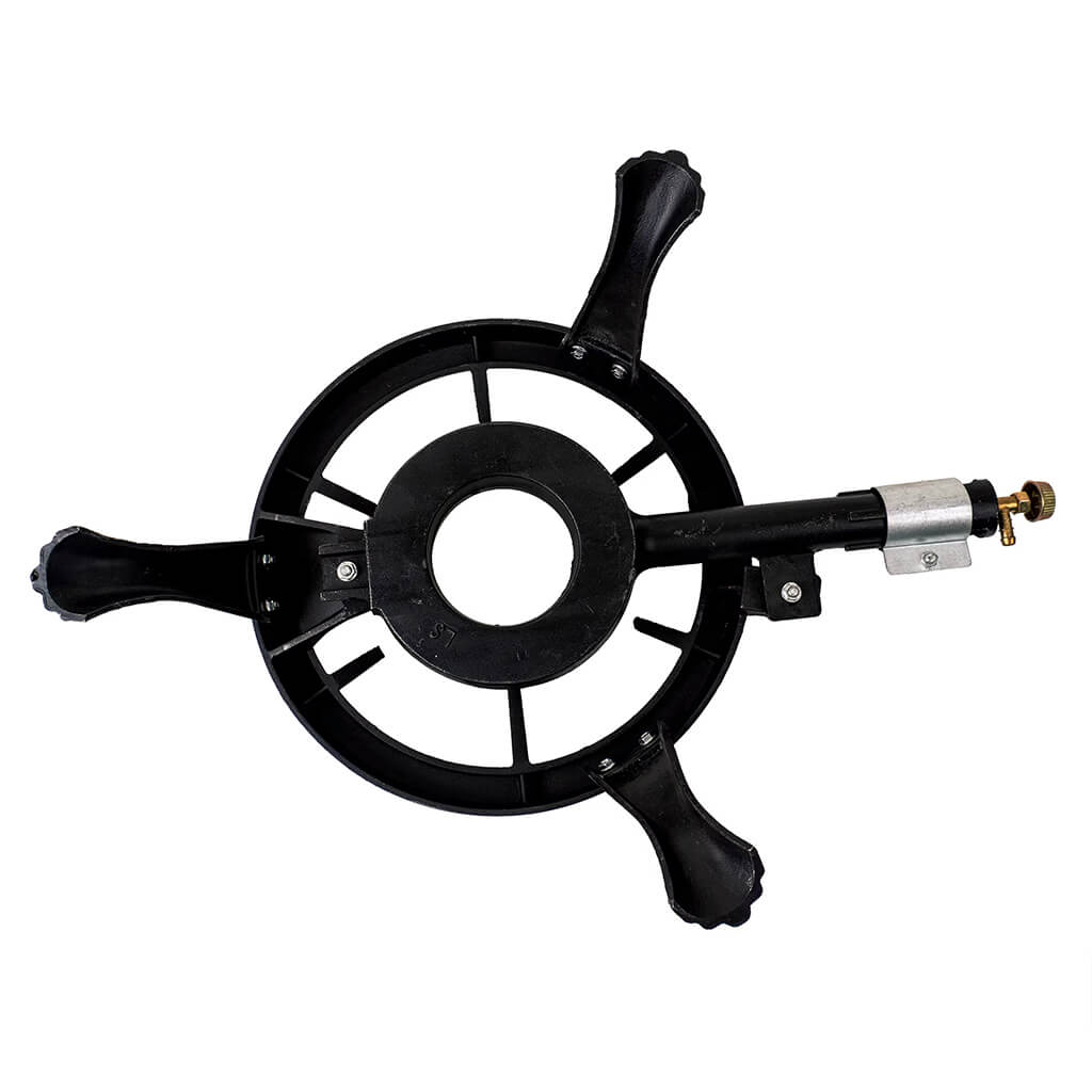 Cast iron burner - durable, stable, and ideal for large pots