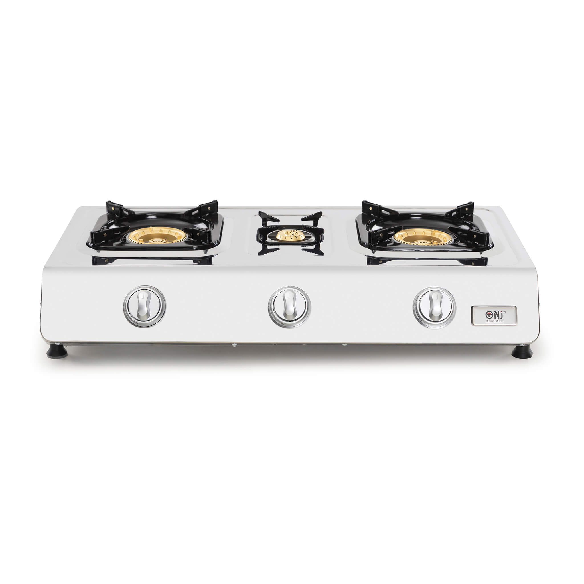 NGB-300 Three-burner gas stove on a white background 