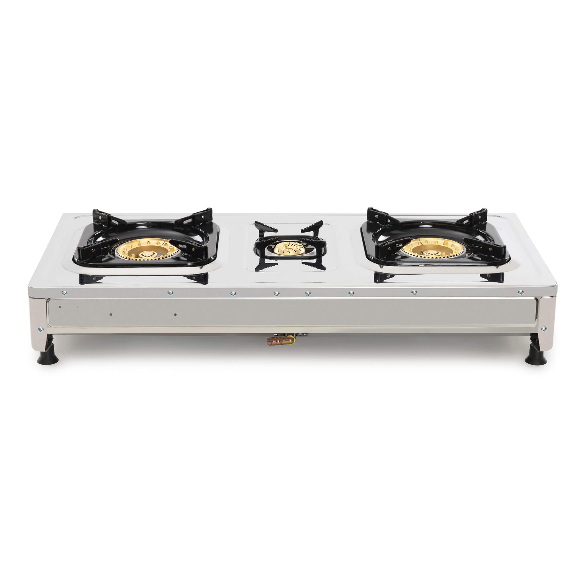 NGB-300 3-burner gas stove back on a white background