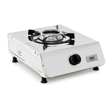 Outdoor single burner gas stove kettle pan support