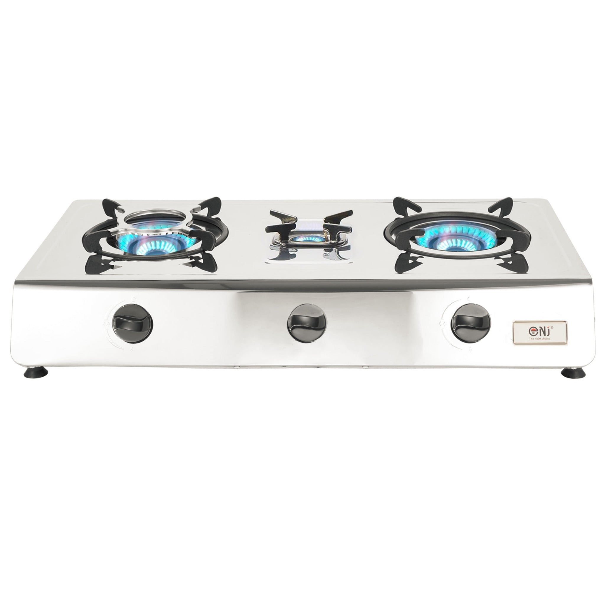 NJ-300SD Three-burner gas stove with blue flame