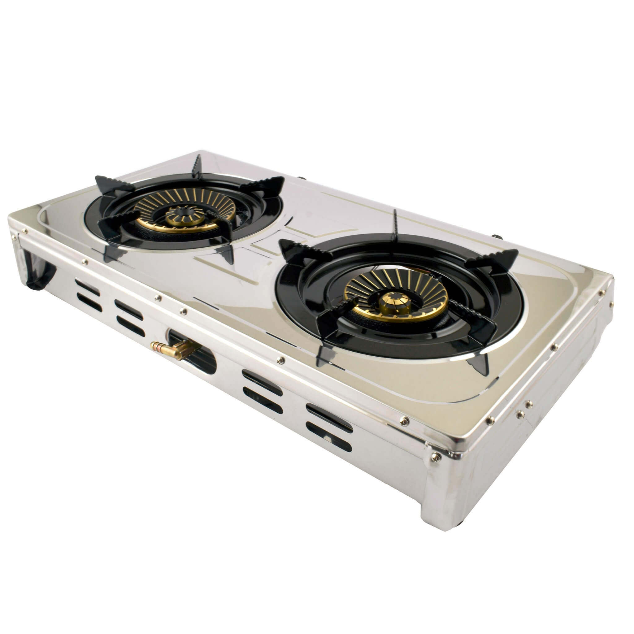 portable 2 burner gas stove camping outdoor