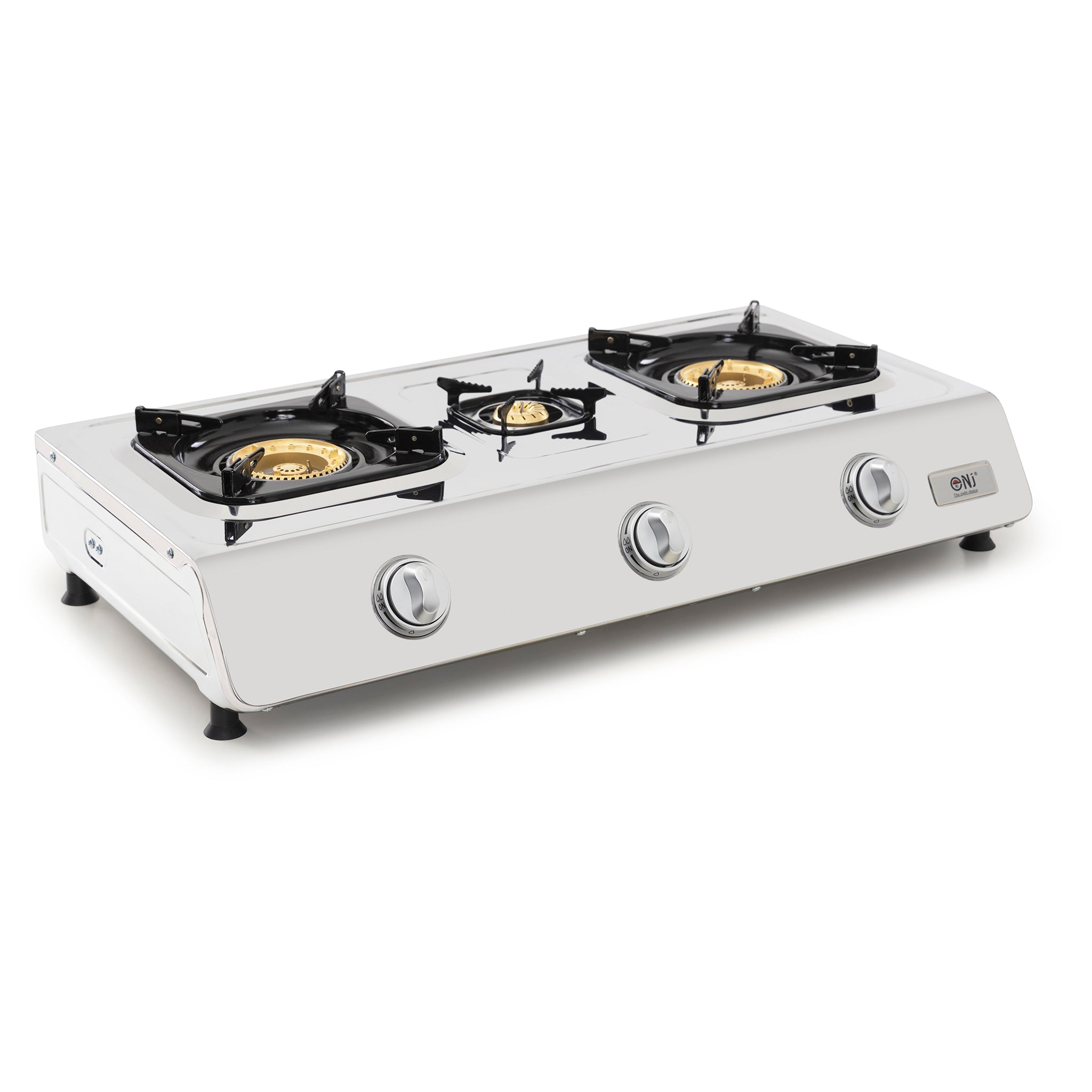 NSD-3 Indoor 3-Burner Stainless Steel Gas Stove