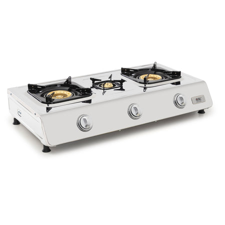 NSD-3 Indoor 3-Burner Stainless Steel Gas Stove