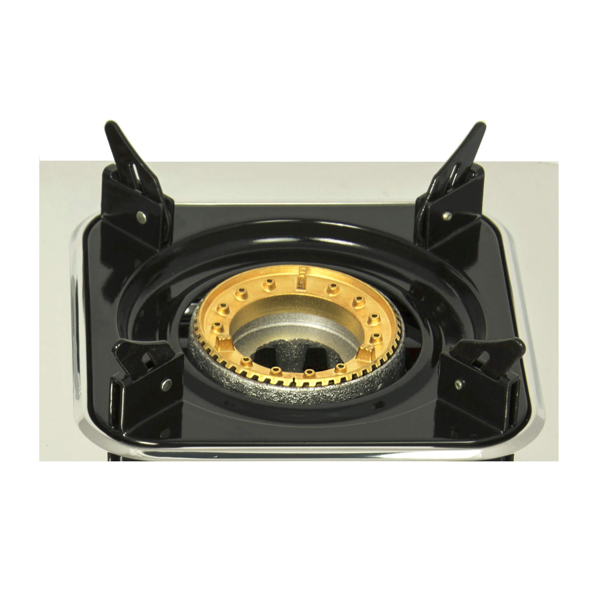 Enamel wok pan support for gas stove