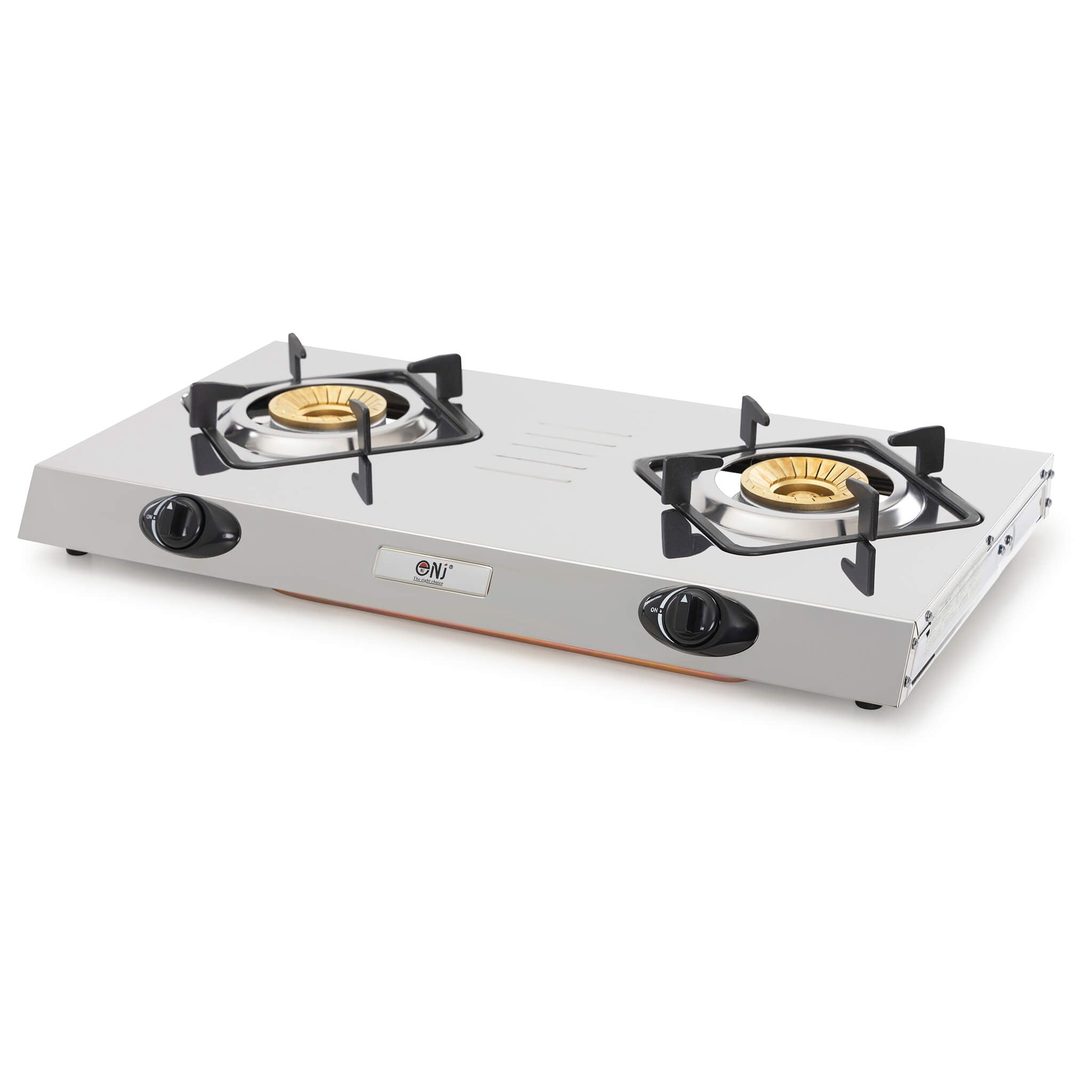 NT-2 stainless steel 2 burner hob