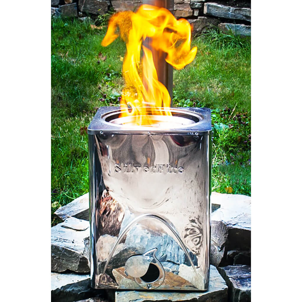 SilverFire Hunter Stainless Steel Chimney Stove