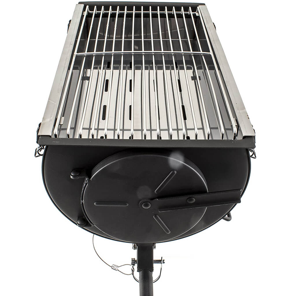 The integrated grill function lets you enjoy authentic BBQ-style cooking