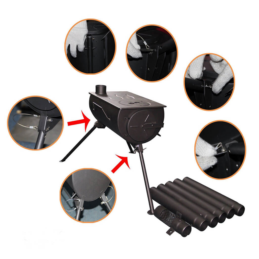 How to set flame and power of Frontier wood stove