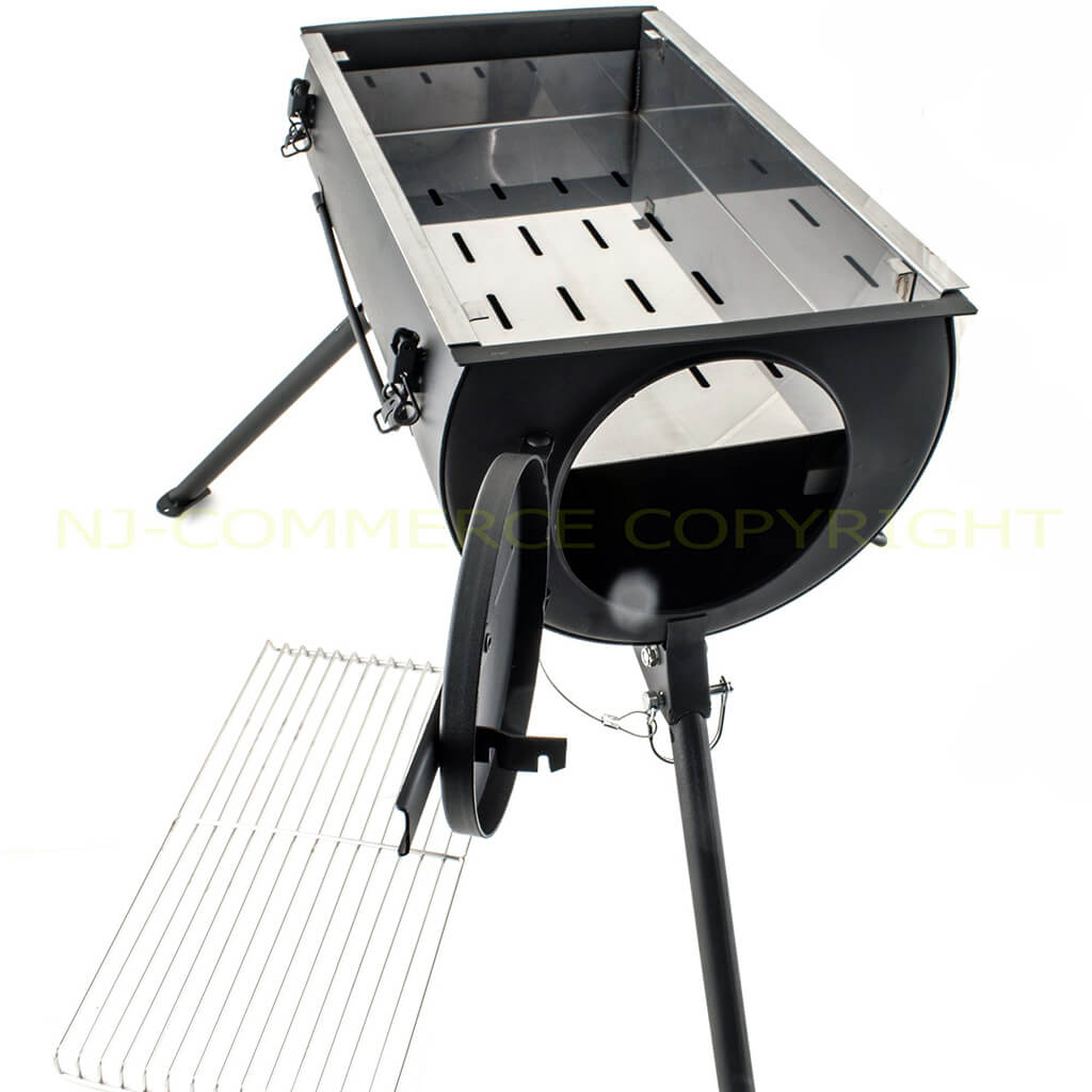 Camping versatile wood-burning stove built for outdoor adventures