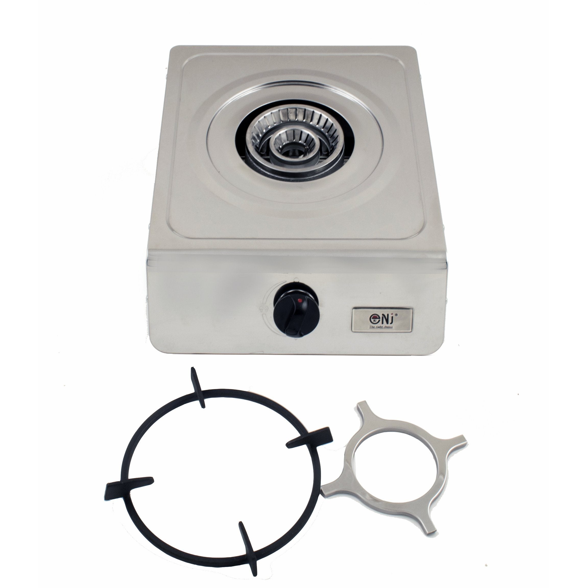 NJ-100 Compact Gas Hob 1 Burner Kettle Pan Stand
