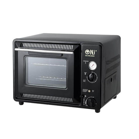 NJ GF-300 Portable Mini Gas Oven 30L Grill Camping Outdoor with Carry Case Butane 1.3kW Timer Piezo