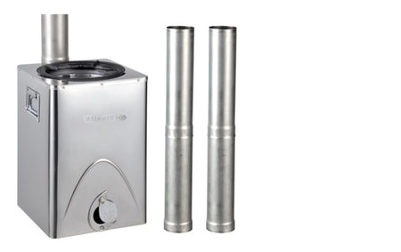 SilverFire Hunter Stainless Steel Chimney Stove Wood Burning