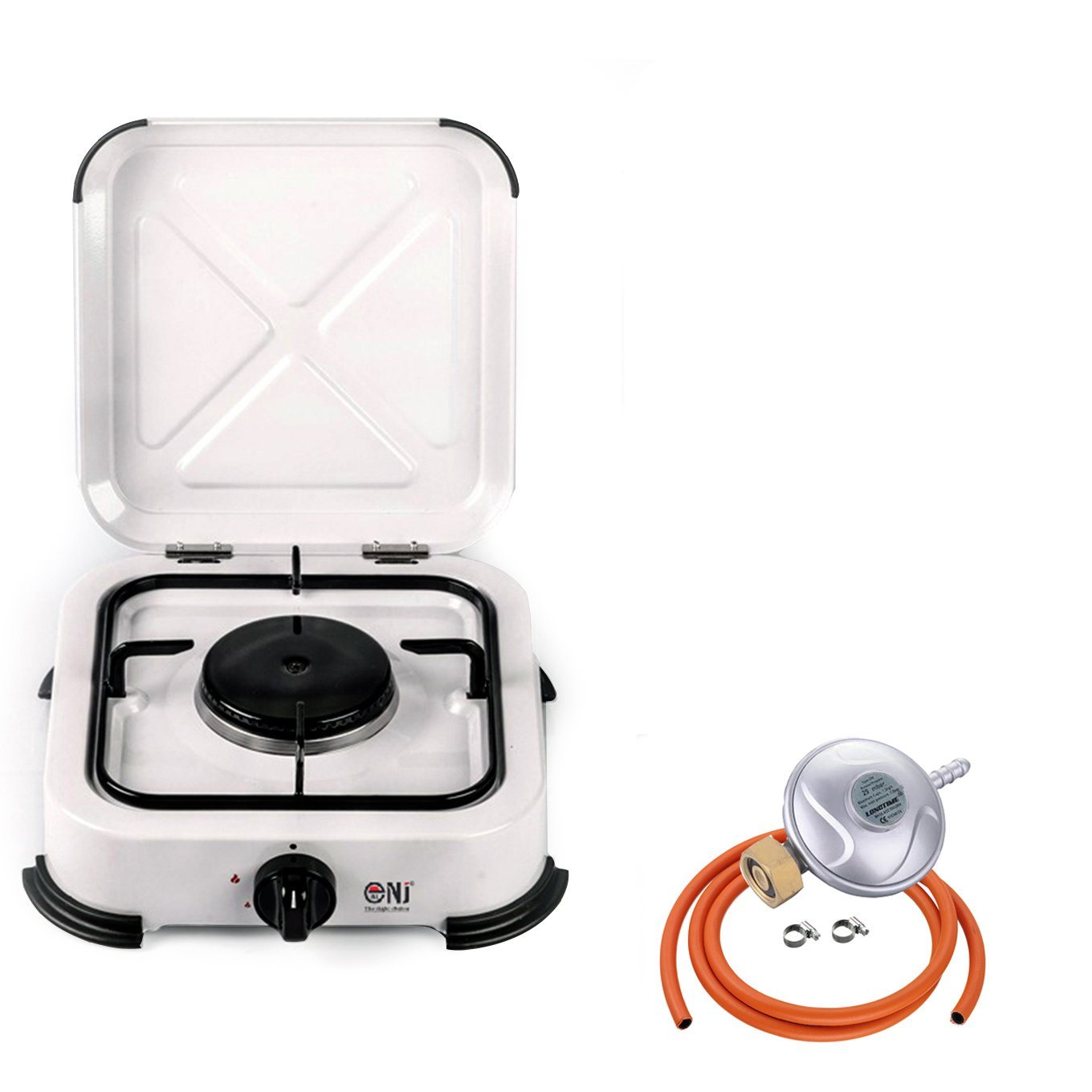 NJ-01 Portable 1 Burner Gas Stove butane regulator set