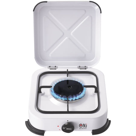 NJ-01 Lightweight Camping 1 Burner Gas Stove with Cover LPG Outdoor