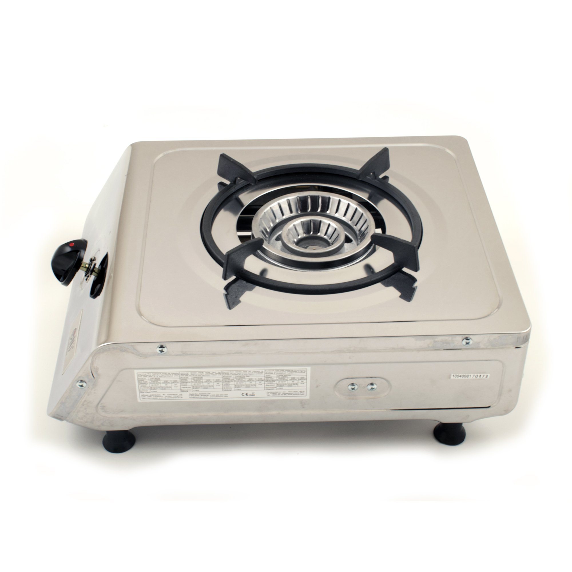 NJ-100 Portable Stainless Steel Gas Stove 1 Burner for Outdoor Camping