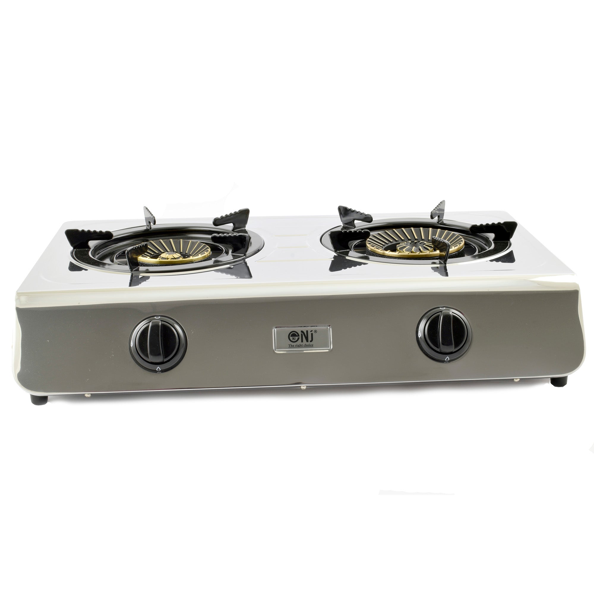 Barton 58,000 BTU Outdoor Camping Propane Double Burner Stove Cooking  Station with Drop-Down Side Tables 95537-H - The Home Depot