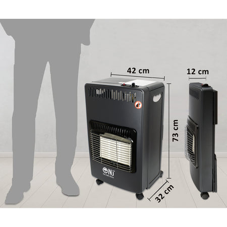 NJ-H2 Portable Gas Heater for Home Mobile Foldable 4.2 kW