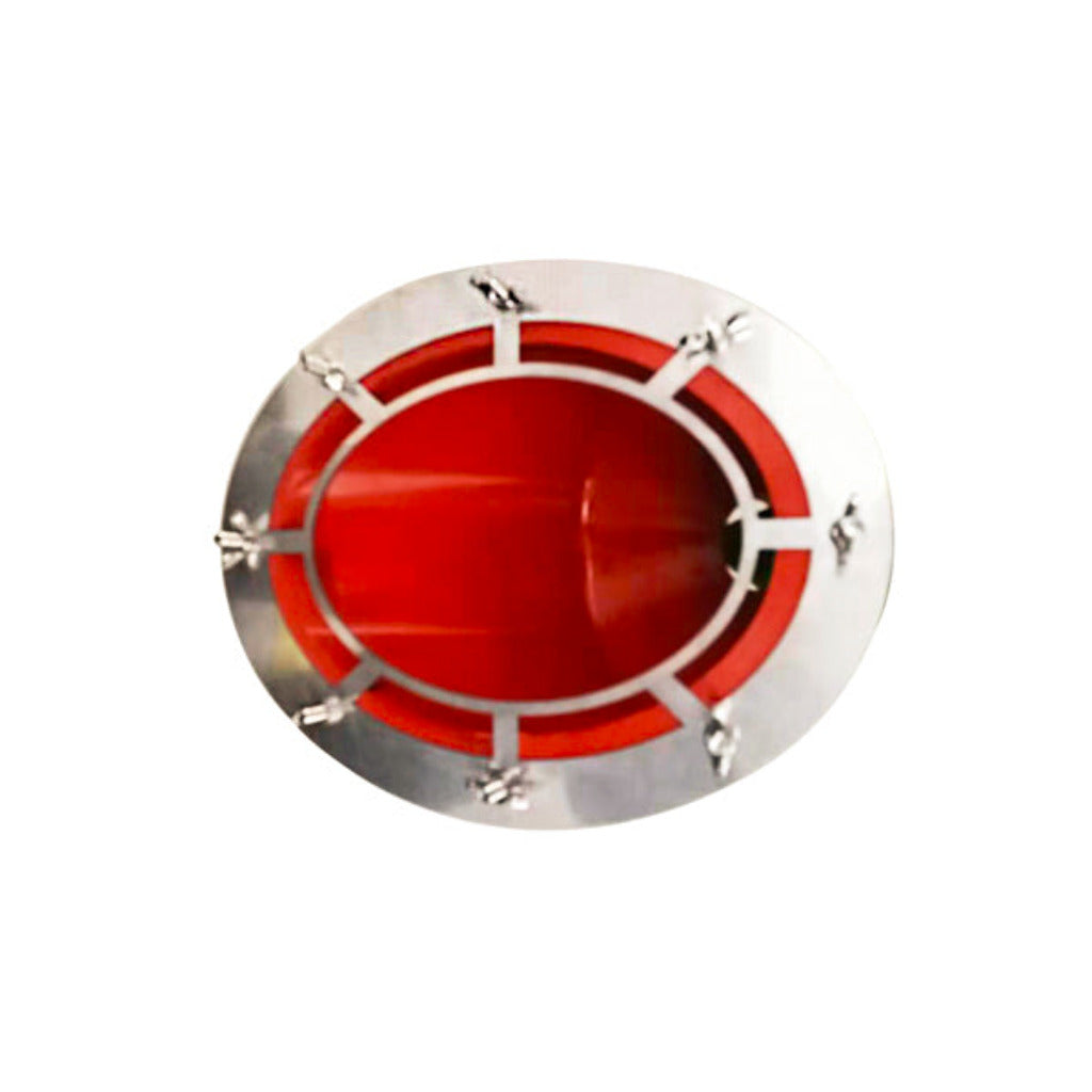 This flashing kit has been designed for use with the Frontier style stoves in fire retardant canvas shelters.