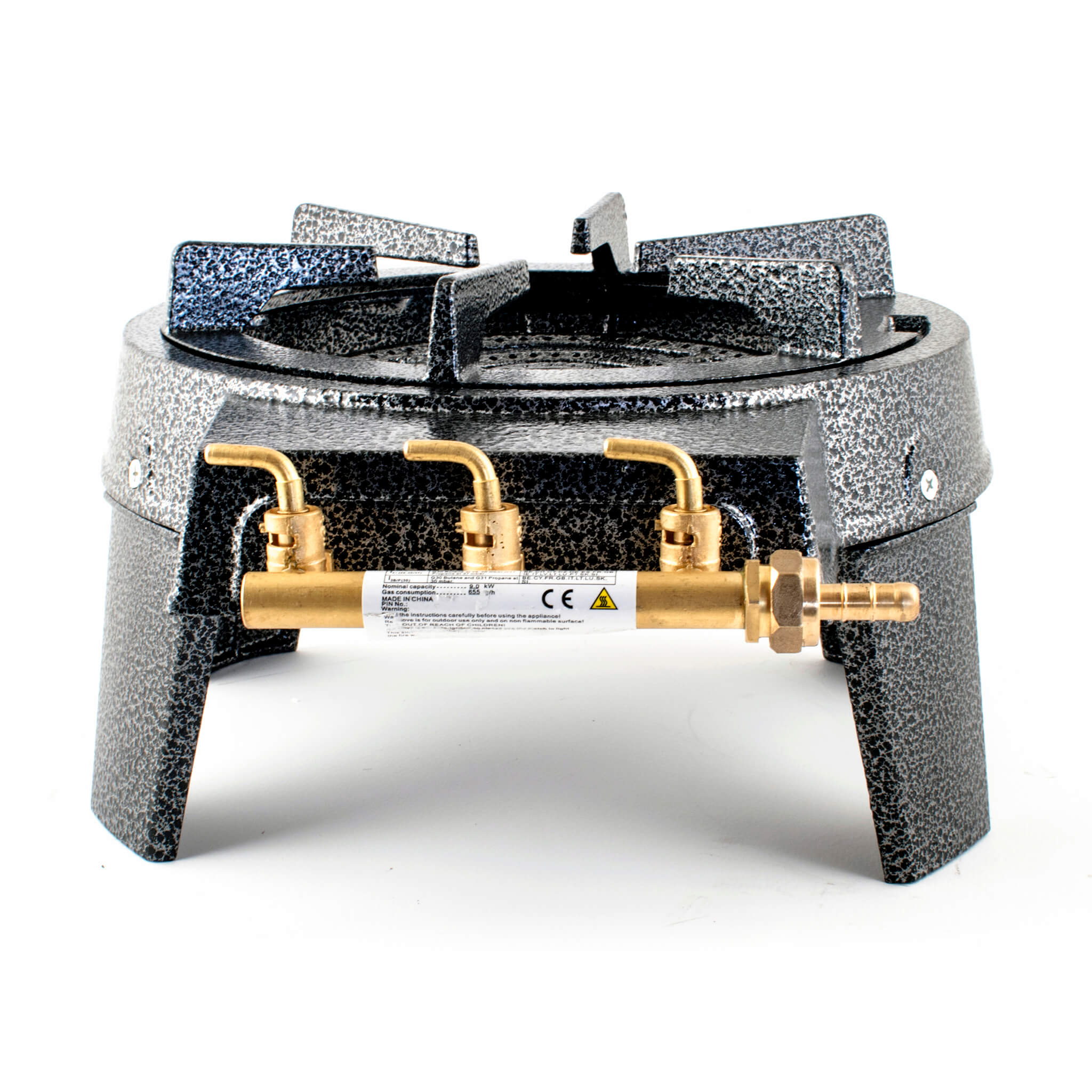 The three burners can be operated independently