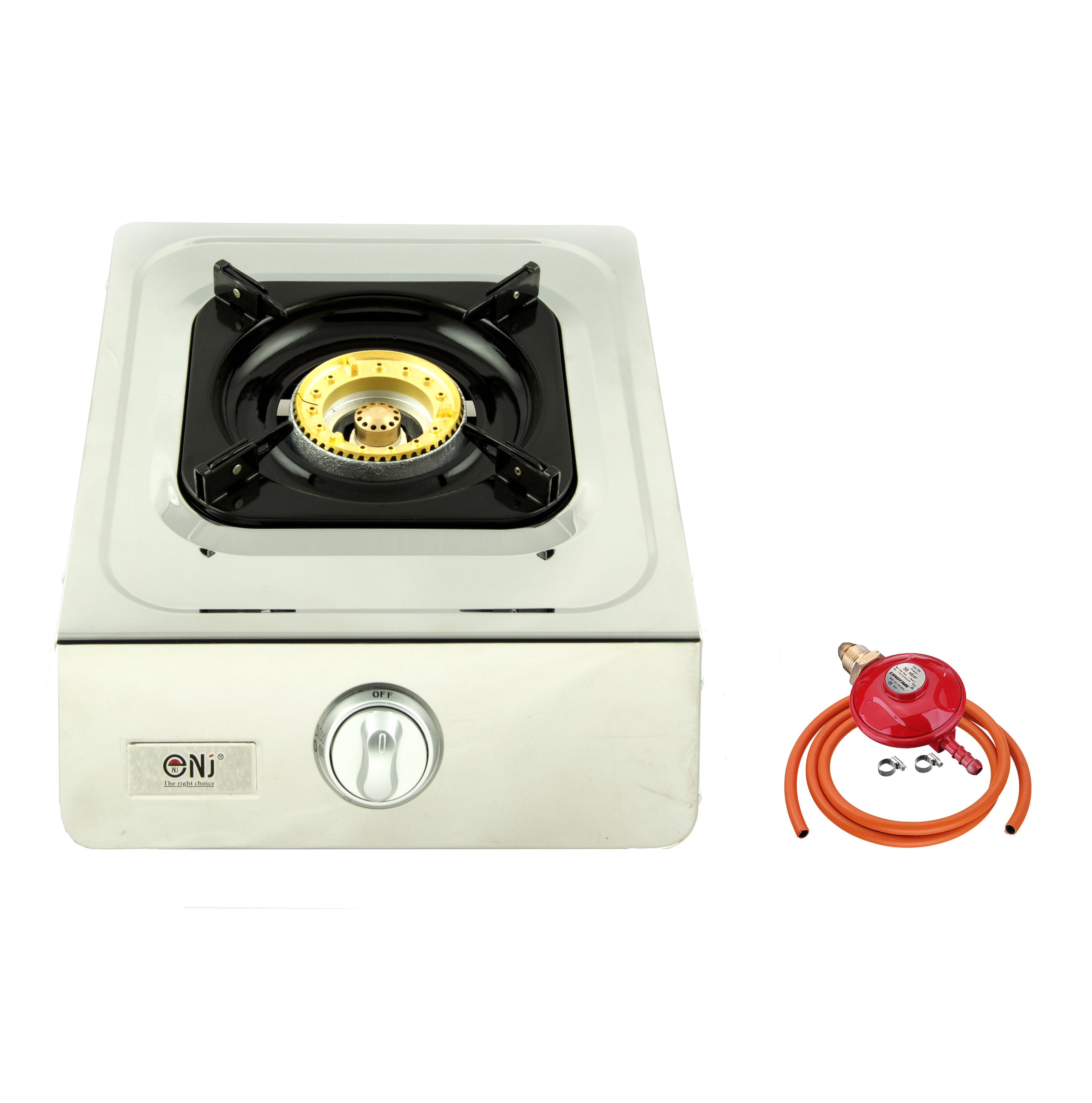 NJ NGB-300C Gas Stove 3 Burner 70cm Lid Portable Camping Outdoor LPG 8kw Wok New 01 Qvlg - View #2